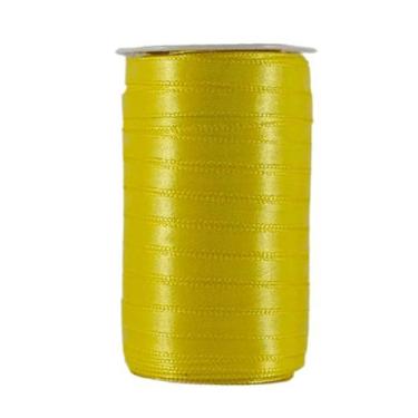 Imagem de Fita de Cetim Trader 07mm N1 com 100 Metros, COR 015 AMARELO, 100 METR