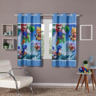 Imagem de Cortina Infantil Estampada 2,00x1,50 Decoração, Quarto, Menina, Menino