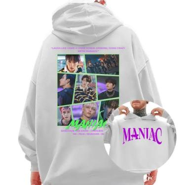 Imagem de Moletom Blusa De Frio Skz Stray Kids Maniac Album Grupo Kpop - Abstrac