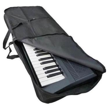 Imagem de Capa Para Teclado 5/8 Simples Nylon Compacto Casio Yamaha - Carbon