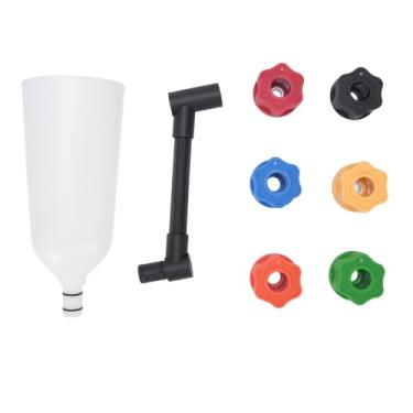 Imagem de Automotivo Motor Troco de óleo Funil Car Oil Funil Conjunto Com 6 Adaptadores Extensão de Extensão Projeto Anti -Vapa Para Coolentes e Tanques de Óleo Maioria Dos Carros