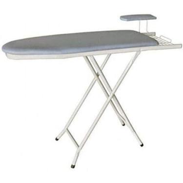 Imagem de Tabua Mesa Passar Roupa Dobrável Porta Ferro Passa Manga Pm - Smart