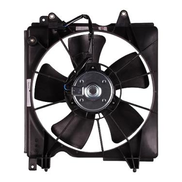 Imagem de Conjunto de ventilador de refrigeração do radiador do motor de substituição OE compatível com Honda Civic 1.8L/2.4L, 2013-2015 Acura ILX Hybrid 1.5 Hybrid 2012-2015 | OE No. 19015-R1A-A01 | Partslink
