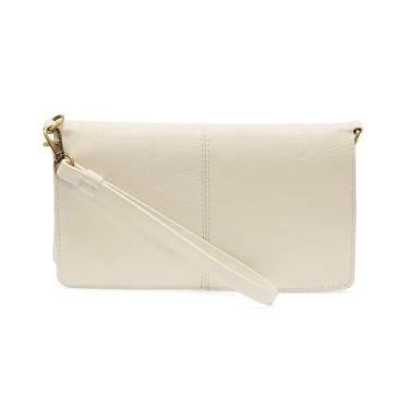Imagem de Joy Susan Bolsa feminina fashion Everly Organizer Flap Crossbody, Branco