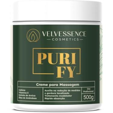 Imagem de Velvessence - Creme Redutor Para Massagem com Cafeína e Arnica – Efeito Firmador, Drenante e Tonificante Para Redução de Medidas e Alívio de Tensão Muscular – Uso Profissional e Doméstico