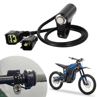 Imagem de Alpha Rider Kits de interruptor de desligamento de farol para Talaria Sting R MX4 Plug and Play ajudam a economizar bateria com halo de LED azul e plugues interruptor liga/desliga do farol