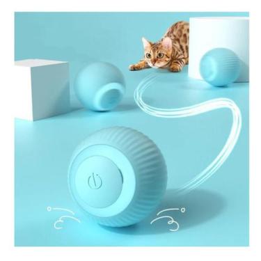 Imagem de Brinquedo de Bolinha Interativa Giratória USB Pet Gatos - PETfouryou, 
