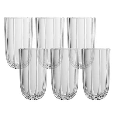 Imagem de Jogo de 6 copos altos Refinatto em cristal ecológico 400ml A13,5cm