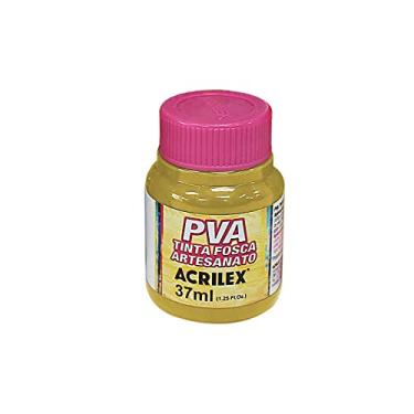 Imagem de Tinta PVA Fosca para Artesanato Acrilex 37 ml Ocre Ouro - 573