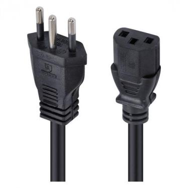 Imagem de Cabo de forca tripolar para fonte 3x0,75 mm 250v 2 metros - Vinik