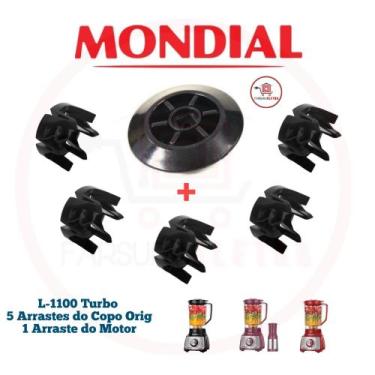 Imagem de 5 Arrastador do Copo + 1 Arraste do Motor Liquidificador Mondial L1100