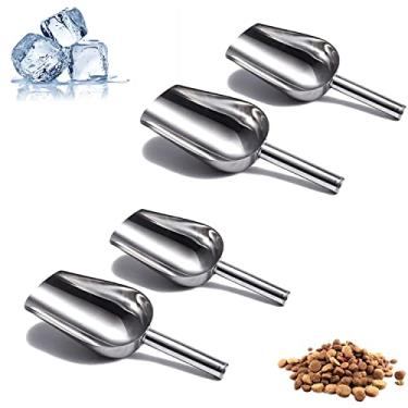 Imagem de Tsyware Pacote Com 4 Colheres De Gelo 355 G, Para Máquina Fazer Gelo, Freezer, Bar, Doces, Produtos Secos, Pipoca, Cozinha, Colher Resistente E Durável 22 Cm Comprimento