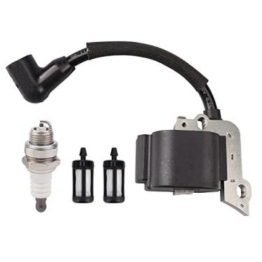 Imagem de TPCABPART Bobina De Ignição Com Vela Compatível Stihl Bg55 Bg65 Bg85 Bg45 Bg46 Br45 Sh55 Sh85 075 Soprador Folhas Portátil Para Substituição 4140-400-1309 4140-400-1311 4140 400 1309 1311