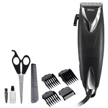 Imagem de Maquina Cortar Cabelos Philco 18w Com 4 Pentes Luxxblack 110V