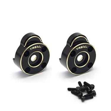Imagem de Treal Tampas De Portal Externo Latão (2P) Caixa Transmissão Peso Pesado 18G Para Atualizações 1/24 Fms Fcx24