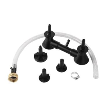 Imagem de ＫＬＫＣＭＳ Lavador de garrafas de cerveja, equipamento de limpeza com bico duplo e mangueira, limpador de máquina de lavar garrafas