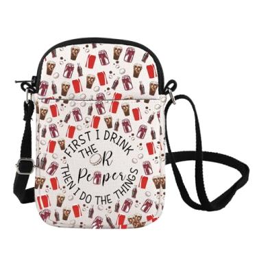 Imagem de Bolsa tiracolo Dr. Soda Addict, bolsa mensageiro para bebedouro de vodka, presente para amantes de bebidas gaseificadas, presente de viagem de verão, Dr. So Cb