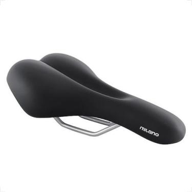 Imagem de Selim Celim Banco Assento Gel Bike MTB Sport Vazado Milano Bicicleta t