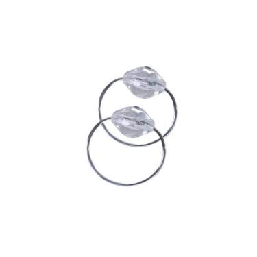 Imagem de Kit 4 Anéis Para Guardanapos 4cm X 3cm Cristalino Argola Decoração Pra