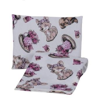 Imagem de Jogo De Lençol Fantasy Infantil Solteiro 02 Peças Malha 100% Algodão -