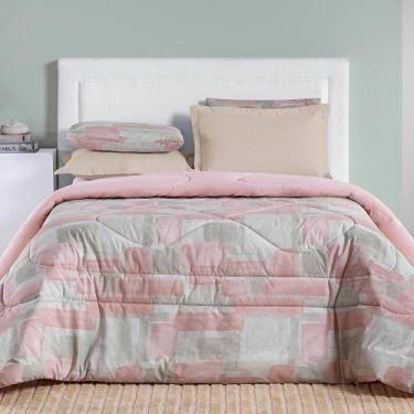 Imagem de Edredom Queen Cotton Select Dupla Face 200 Fios 1 Peça - Quadri - Casa