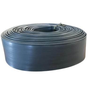 Imagem de Protetor De Portão CINZA Limitador de Grama 10metros 10cm de Altura