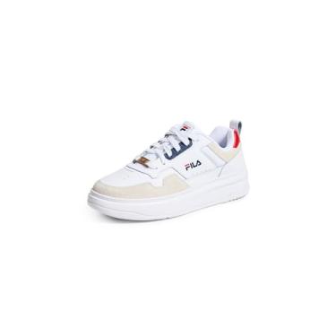 Imagem de Fila Tênis feminino Ardenza Low, Branco/Azul Vestido/Vermelho Fila, 39