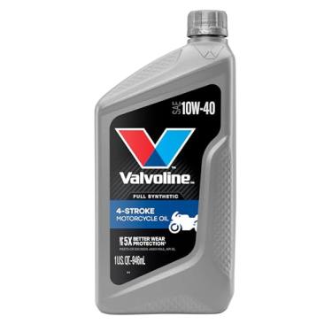 Imagem de Motocicleta de 4 tempos Valvoline Sintética SAE 10W-40 Óleo de Motor 1 QT