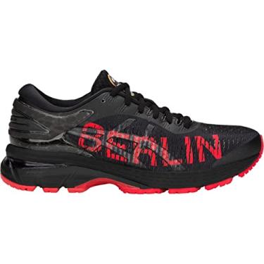 Imagem de T nis de corrida feminino ASICS Gel-Kayano 25 Berlim, Black/Classic Red, 6.5