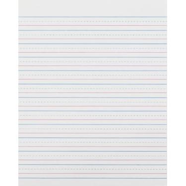 Imagem de Pacon Papel de escrita de sulfito Zaner-Bloser PACZP2413, linha média pontilhada, grau 2, 1/2" x 1/4" x 1/4" curto pautado, 20 x 10-1/2", 500 folhas