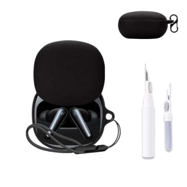 Imagem de Capa para Anker Soundcore Liberty 5, capa protetora para fone de ouvido NOUKAJU (com mosquetão + cordão + caneta de limpeza) à prova de quedas, à prova de choque, à prova de poeira, capa para