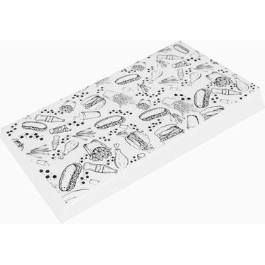 Imagem de Papel Manteiga Antigordura FAST FOOD 20x10cm 500 UNIDADES