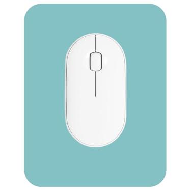 Imagem de ZYAOTWQZ Mouse pad pequeno 15 x 20 cm, uso flexível horizontal e vertical. Ótimo para viagens, laptops sem fio, bandejas de teclado, escritórios, etc. (verde escuro)