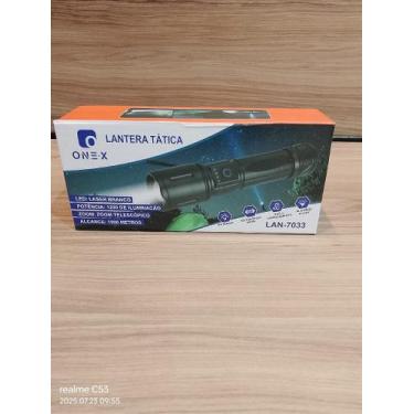 Imagem de Lanterna tatica zoom telescotopica 1200 lumens onex lan -7033