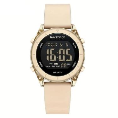 Imagem de Relógio de pulso digital feminino LCD Tela pulseira de silicone 3atm -