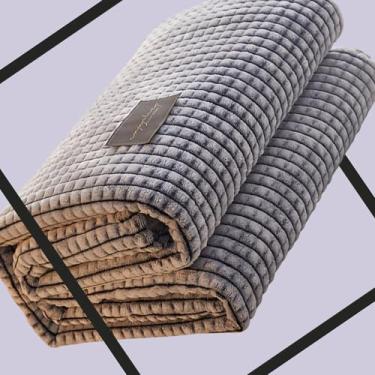 Imagem de LiebeWH Dupla Lados Suave e Confortável de Ar Condicionado Colcha Portátil Verão Cool Cobertor Cobertor para sofá de Escritório (180x200cm/70.9x78.7in)