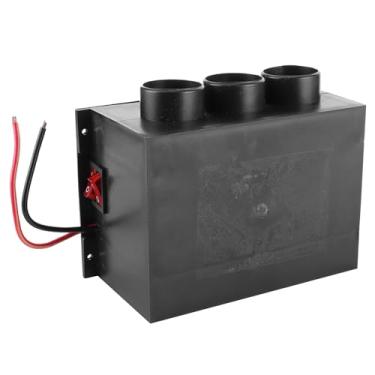 Imagem de Acouto Aquecedor de carro de PVC de liga de alumínio de 12 V com 3 furos, aquecedor portátil de aquecimento de inverno, descongelador, descongelador, remoção de neblina, acessórios internos automotivos