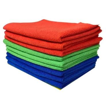 Imagem de Kit 3 panos de chão limpeza microfibra grande panão 60x80 - LMT