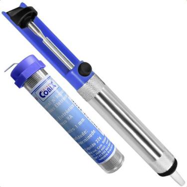 Imagem de Kit Para Soldagem Com Solda Compativel Com Estanho E Sugador - Cobix
