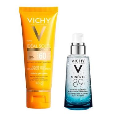 Imagem de Vichy Minéral 89 Ideal Soleil Clarify Extra Clara Kit  Hidratante Faci