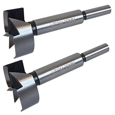 Imagem de Kit 2 Broca Forstner 35Mm Furadeira Madeira Dobradiça Caneco