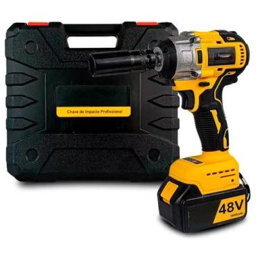 Imagem de Furadeira Profissional E Chave De Impacto Sem Fio 48V Bivolt - Bivena,
