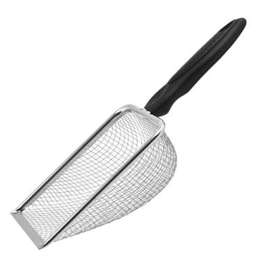 Imagem de Pá para Areia de Gatos Pazinha Higiênica Prática com Peneira Coletora Limpeza de Areia para Animais Antiderrapante(Alça de plástico(2mm))