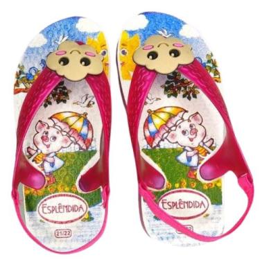 Imagem de Sandália Chinelo Bebê Feminino Menina Nuvem Confortável - Autêntica, P