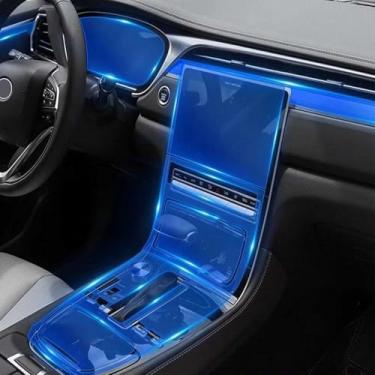 Imagem de LAVIYE Caixa de engrenagens interior do carro instrumento de navegação central TPU película protetora contra arranhões, para GAC TRUMPCHI GS5 2022-2024