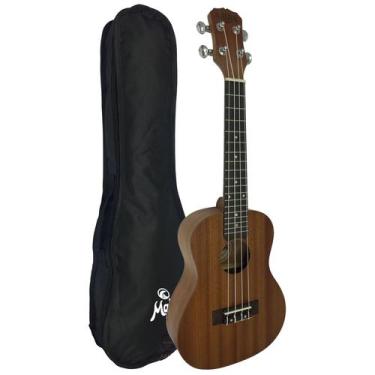 Imagem de Ukulele Concert Sapele Natural Malibu 23 Capa Corda Aquila
