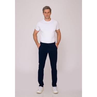 Imagem de Calça Macaw Sarja 7762 Azul Marinho, Azul, 44