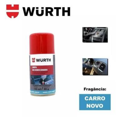 Imagem de Higienizador Limpa Ar Condicionado Wurth Cheiro Carro Novo