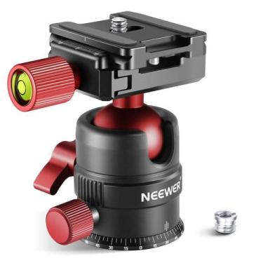 Imagem de Cabeça de tripé Neewer GM28 Cabeça esférica giratória de 360, carga de