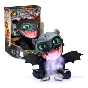 Imagem de Pelucia Interativa Banguela Sons Reações e Solta Fumaça - sunny